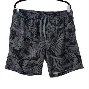 GRUNT STYLE GS Ranger Green Shorts Mens Large Athletic Swim M16 Floral Edgy Mob‎